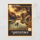 サウスダコタ州,ウォータータウン |ヴィンテージ ポストカード (正面)