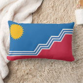 サウスダコタ州，スー滝州旗 ランバークッション (ブランケット)