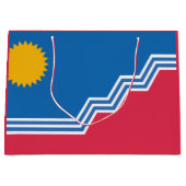 サウスダコタ州，スー滝州旗 ラージペーパーバッグ (正面)