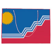 サウスダコタ州，スー滝州旗 ラージペーパーバッグ (裏面)