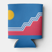 サウスダコタ州，スー滝州旗 缶クーラー (正面)