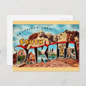 サウスダコタ州 ラッシュモア山 ポストカード (正面/裏面)