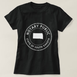 サウスダコタ州 公証人 ブラック Tシャツ