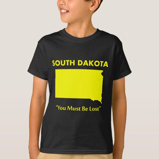 サウスダコタ州 - 道に迷ったようです Tシャツ (正面)