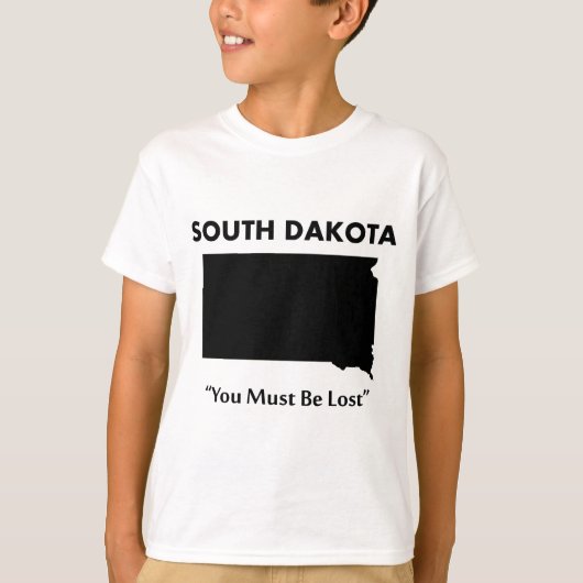 サウスダコタ州 - 道に迷ったようです Tシャツ (正面)
