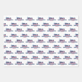 サウスダコタ州、50州、リバティ・ベル ラッピングペーパーシート (正面)