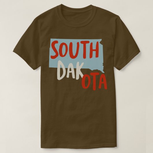 サウスダコタ州 Tシャツ (デザイン正面)