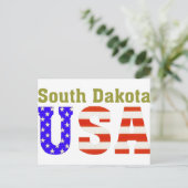 サウスダコタ州USA！ ポストカード (スタンド正面)