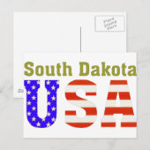サウスダコタ州USA！ ポストカード (正面/裏面)