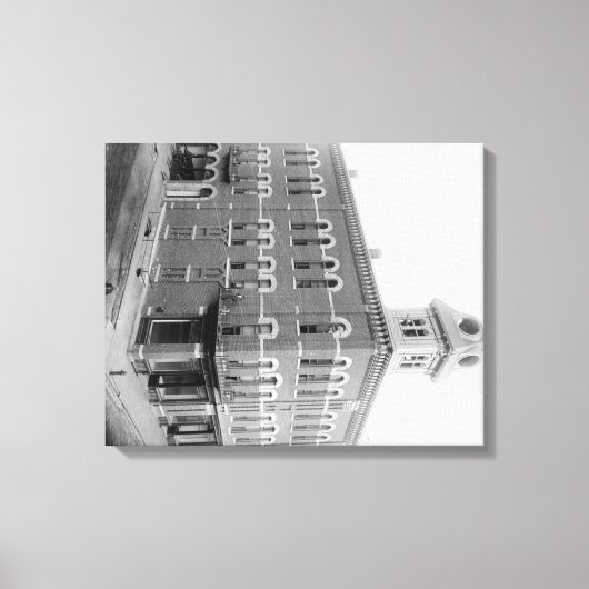 サウスダコタ市庁舎写真 キャンバスプリント (正面)