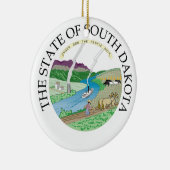 サウスダコタ徴候 セラミックオーナメント (右)