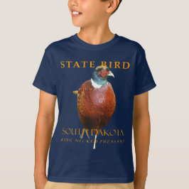 サウスダコタ準州の鳥 キジ科のキジ Tシャツ