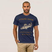 サウスダコタ準州 フィッシュ ザ ウォレイ Tシャツ (正面フル)