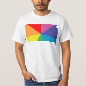 サウスダコタ色バースト Tシャツ (正面)