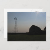 サウスダコタ草原のビジョン ポストカード (正面/裏面)