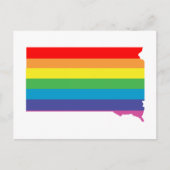 サウスダコタ虹 ポストカード (正面)