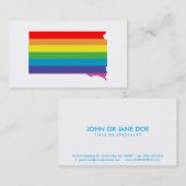 サウスダコタ虹 名刺 (正面/裏面)