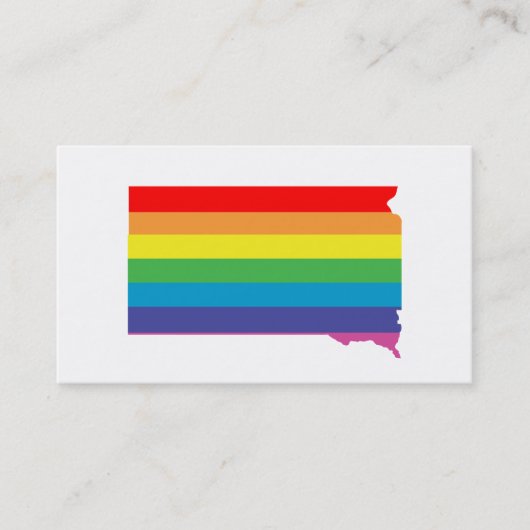 サウスダコタ虹 名刺 (正面)