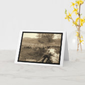 サウスダコタ1891年羊飼いおよび群 カード (黄色い花)