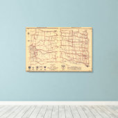 サウスダコタ キャンバスプリント (インサイチュ (ウッドフロア))