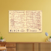 サウスダコタ キャンバスプリント (インサイチュ (リビング))