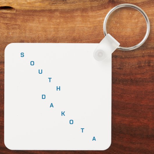 サウスダコタ キーホルダー (裏面)