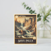 サウスダコタ,スー秋 |ヴィンテージ ポストカード (スタンド正面)