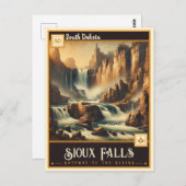 サウスダコタ,スー秋 |ヴィンテージ ポストカード (正面/裏面)
