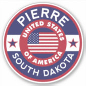 サウスダコタ・ピエール シール (正面)
