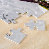 サウスダコタ・フェアサンの風光明媚な冬の森 ジグソーパズル (側面)