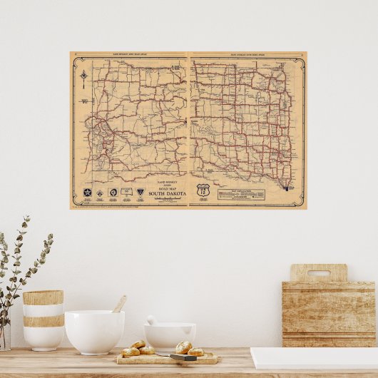 サウスダコタ ポスター (キッチン)