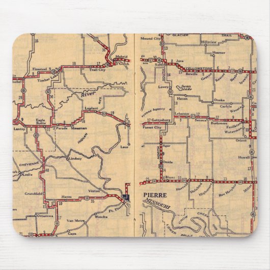 サウスダコタ マウスパッド (正面)