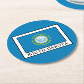 サウスダコタ ラウンドペーパーコースター (アングル)