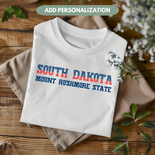 サウスダコタ 愛国的な マウント ラッシュモア ステート オリジナル Tシャツ