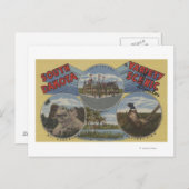 サウスダコタ – 風光明媚疑問に思な ポストカード (正面/裏面)