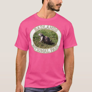 サウスダックのバドランド国立公園のプレーリードッグ Tシャツ