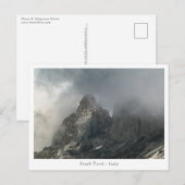 サウスチロルイタリア写真 ポストカード (正面/裏面)