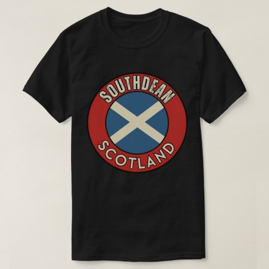 サウスディーン、スコットランド Tシャツ (デザイン正面)
