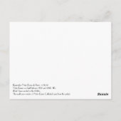 サウスバラウインドウアウトアウトウットノートルダムデパリ ポストカード (裏面)