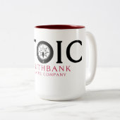 サウスバンクロゴ付きストイックコーヒーマグ ツートーンマグカップ (正面右)