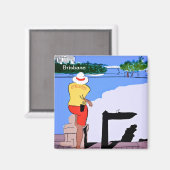 サウスバンク磁石のLIfeguard マグネット (正面/裏面)