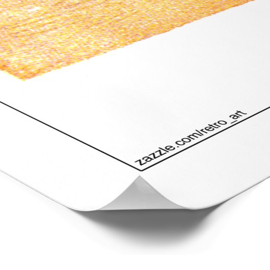 サウスパドレアイランドヴィンテージビーチポスターデザイン ポスター (角)