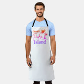 サウスパドレアイランド エプロン (着用した状態)