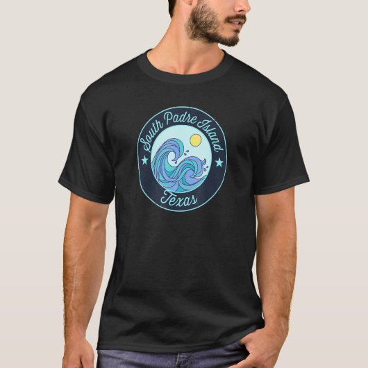 サウスパドレアイランドTxテキサス州土産サーフ航海のィー Tシャツ (正面)