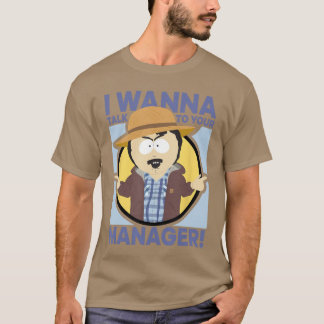 サウスパーク ランディ 私はあなたのマネージャーと話がしたい カートゥー Tシャツ