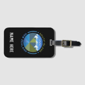 サウスパーソナライズされたアイランドニュージーランドラゲッジタグ ラゲッジタグ (正面横)
