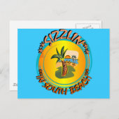 サウスビーチでシズリン ポストカード (正面/裏面)