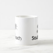 サウスビーチマイアミグレーパームズ コーヒーマグカップ (中央)