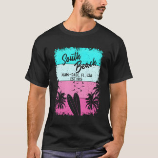 サウスビーチマイアミフロリダフロリダ Tシャツ