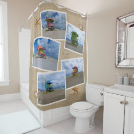 サウスビーチマイアミライフガードタワーズ シャワーカーテン